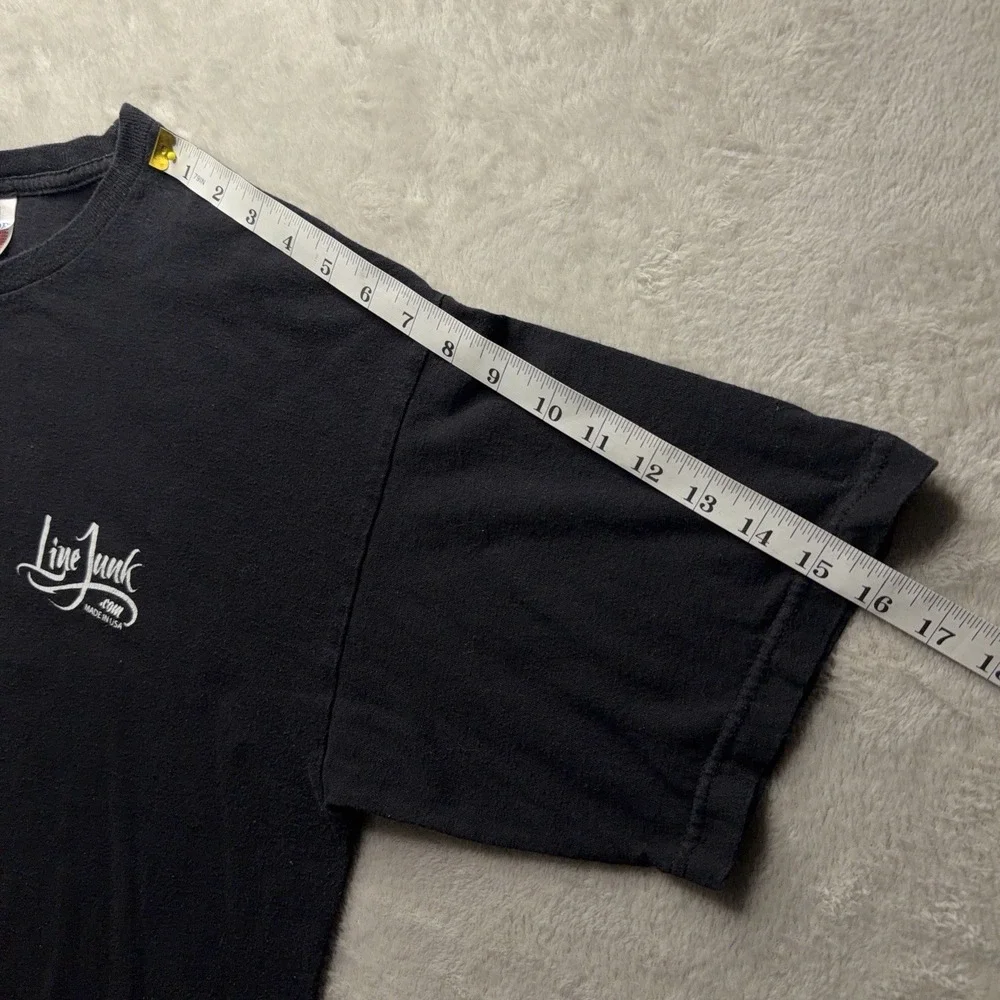 Line Junk Lineman All Lives Matter Except Funny T-Shirt USA Workwear XL Tee